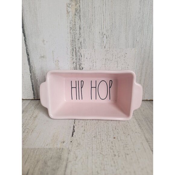 Rae Dunn hip hop mini loaf pan light pink Easter - Picture 1 of 5